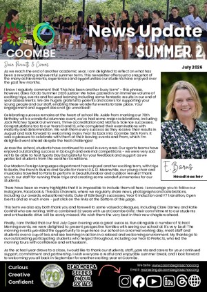 NEWS UPDATE Summer 2